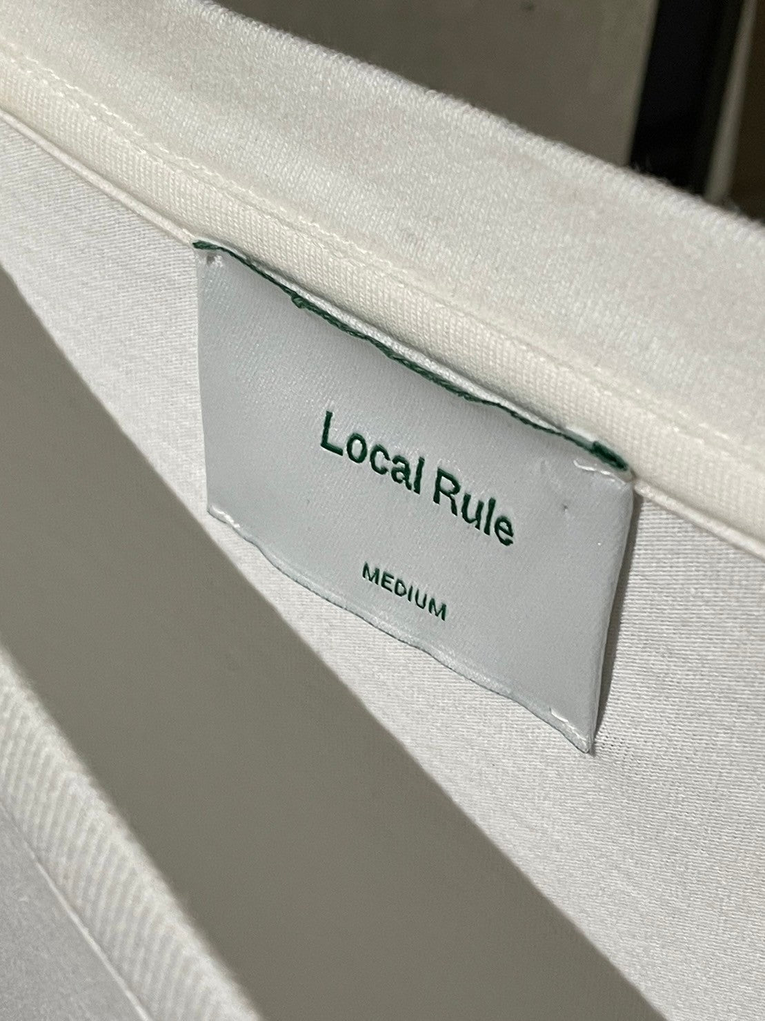 LOCAL RULE - CIRCLE LOGO LONG SLEEVE(WHITE / PURPLE)