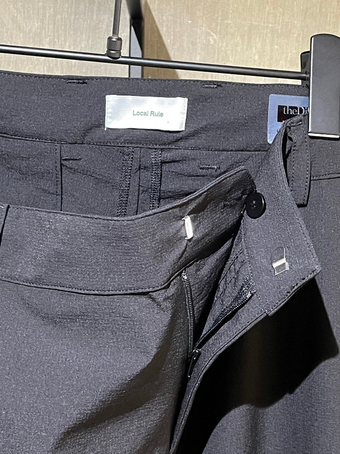 LOCAL RULE - LIGHT WEIGHT CHINO PANTS(BLACK / NAVY)