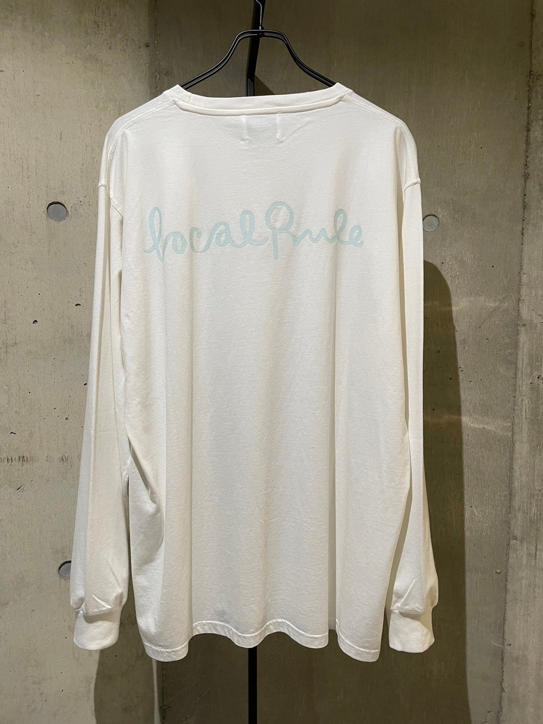 LOCAL RULE - LONG SLEEVE TEE SMALL LOGO