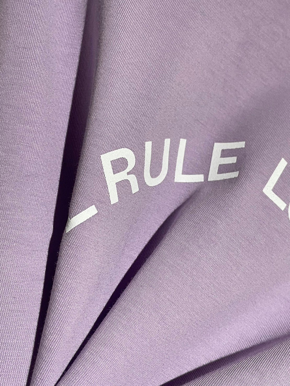 LOCAL RULE - CIRCLE LOGO LONG SLEEVE(WHITE / PURPLE)