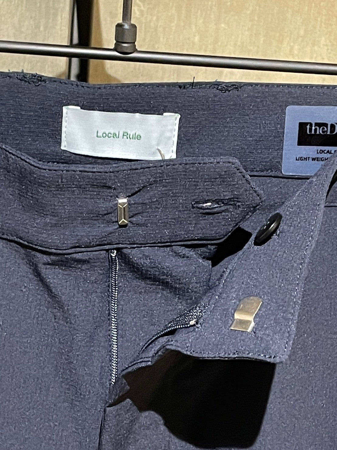LOCAL RULE - LIGHT WEIGHT CHINO PANTS(BLACK / NAVY)