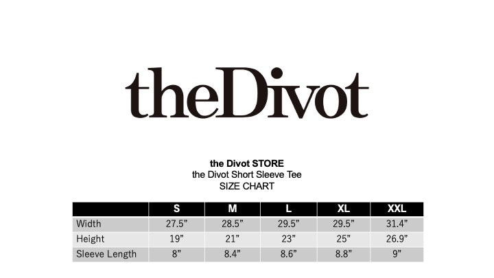the Divot Original - SHORT SLEEVE TEE (BLACK)