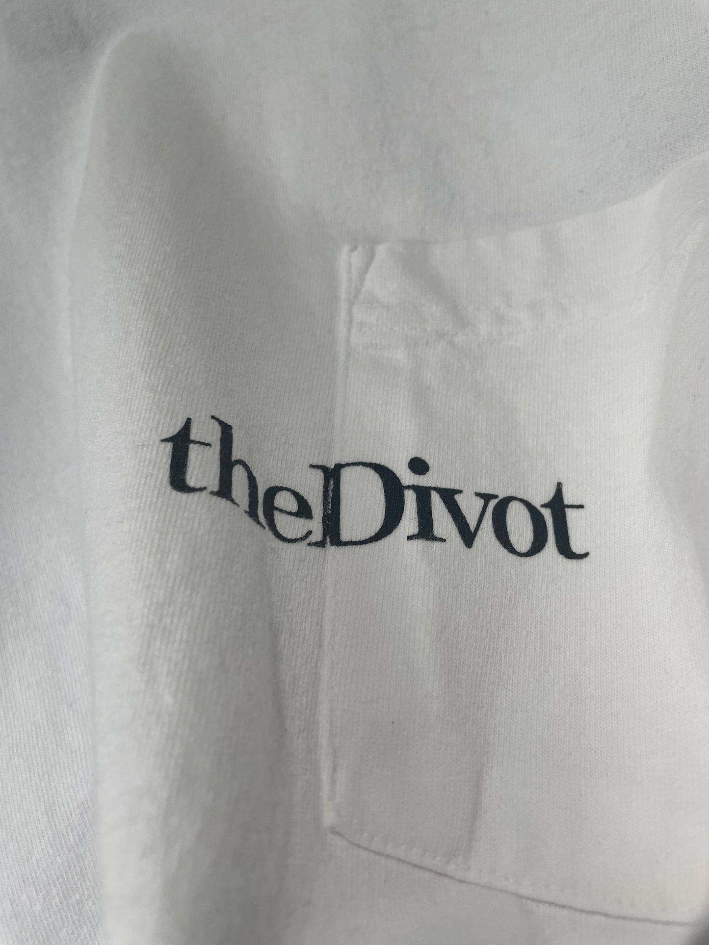 the Divot Original - LONG SLEEVE T SHIRT (BLACK / WHITE)