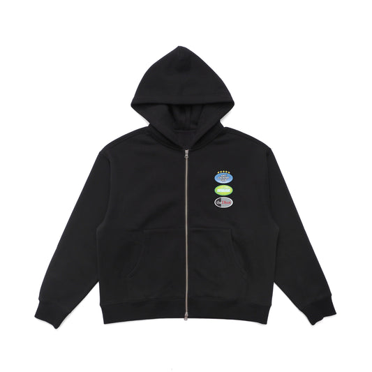 Metalwood x ANTi COUNTRY CLUB TOKYO x the Divot Full-zip hoodie