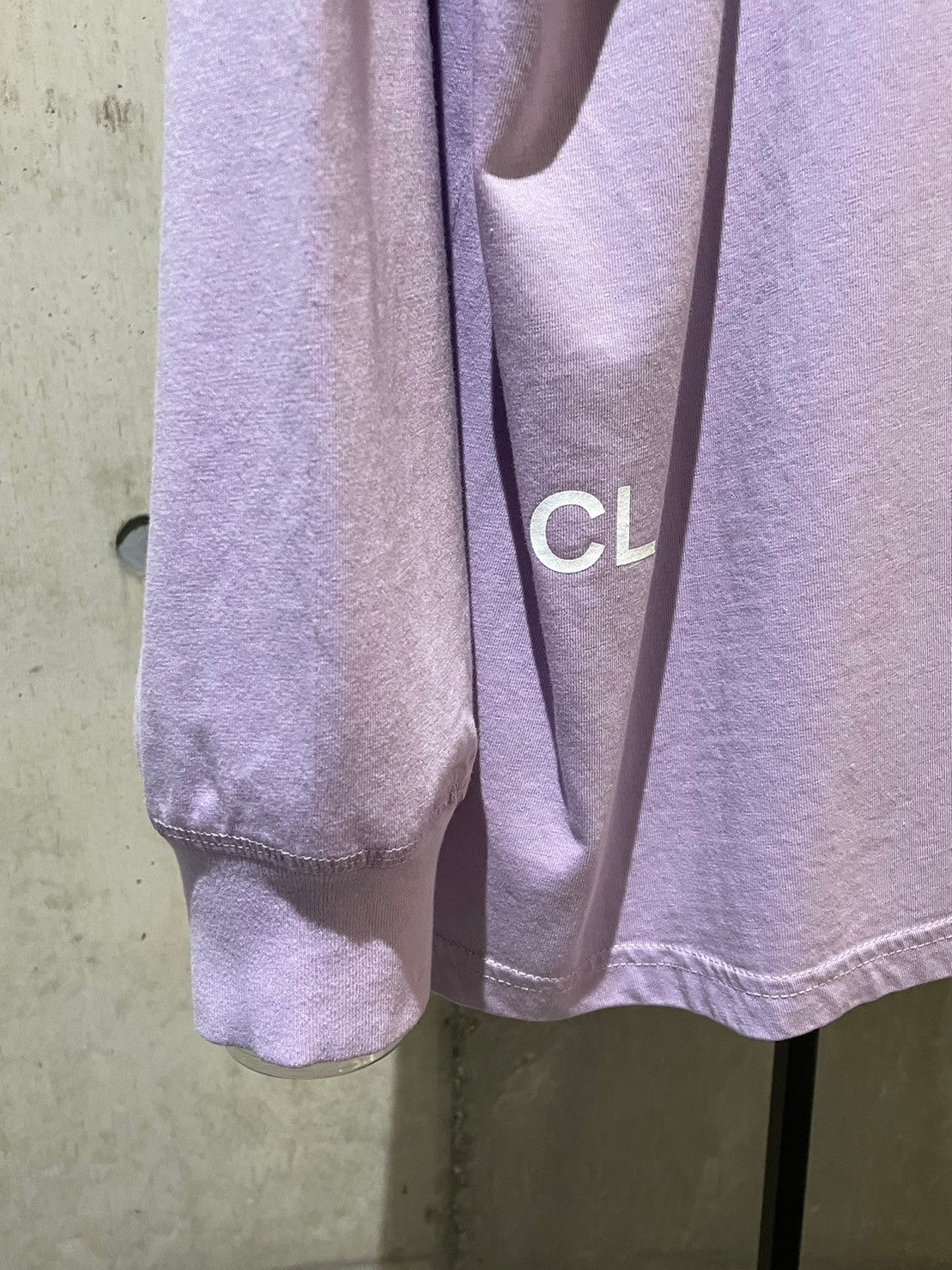 LOCAL RULE - CIRCLE LOGO LONG SLEEVE(WHITE / PURPLE)