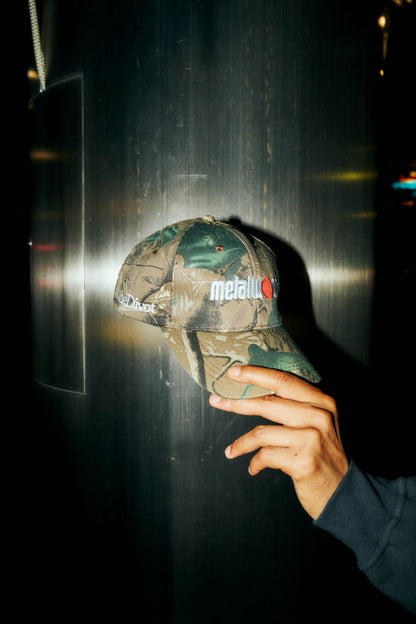 Metalwood x ANTi COUNTRY CLUB TOKYO x the Divot Real Tree Camo Cap