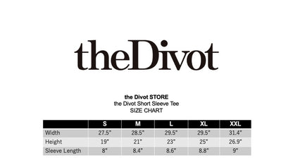 the Divot Original  - SHORT SLEEVE TEE (BLACK)